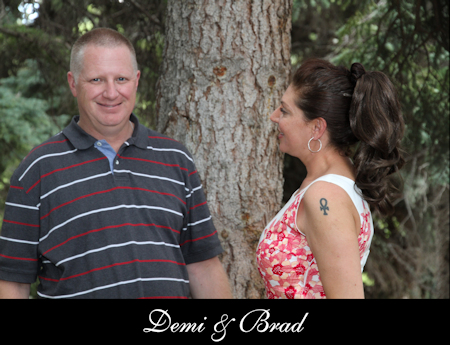 Demi and Brad